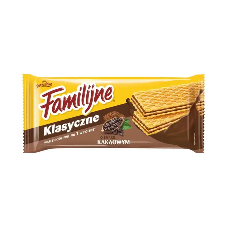 Anúncio: Wafer Jutrzenka Familijne Klasyczne Cacao – 180g