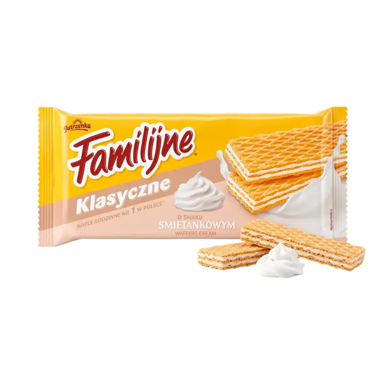 Anúncio: Wafer Jutrzenka Familijne Klasyczne Cream – 180g
