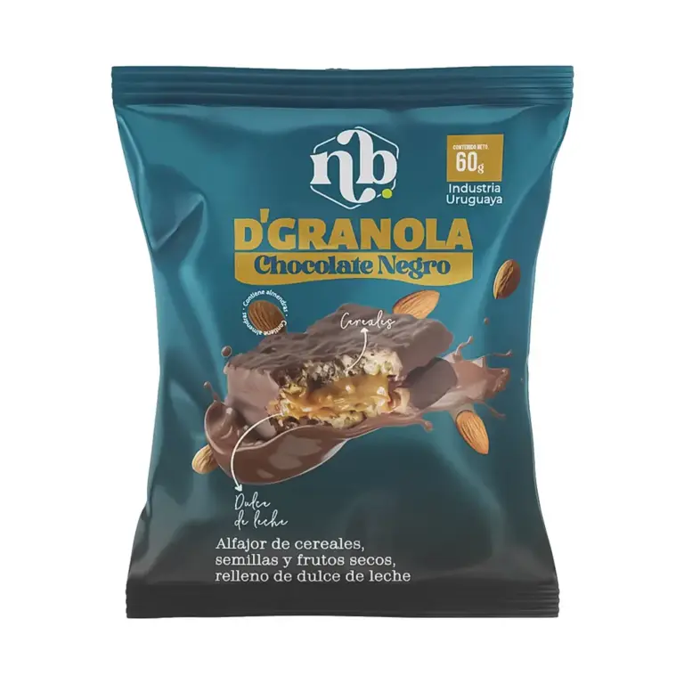 Anúncio: Alfajor Natural Bars D´Granola Chocolate Negro - 60g
