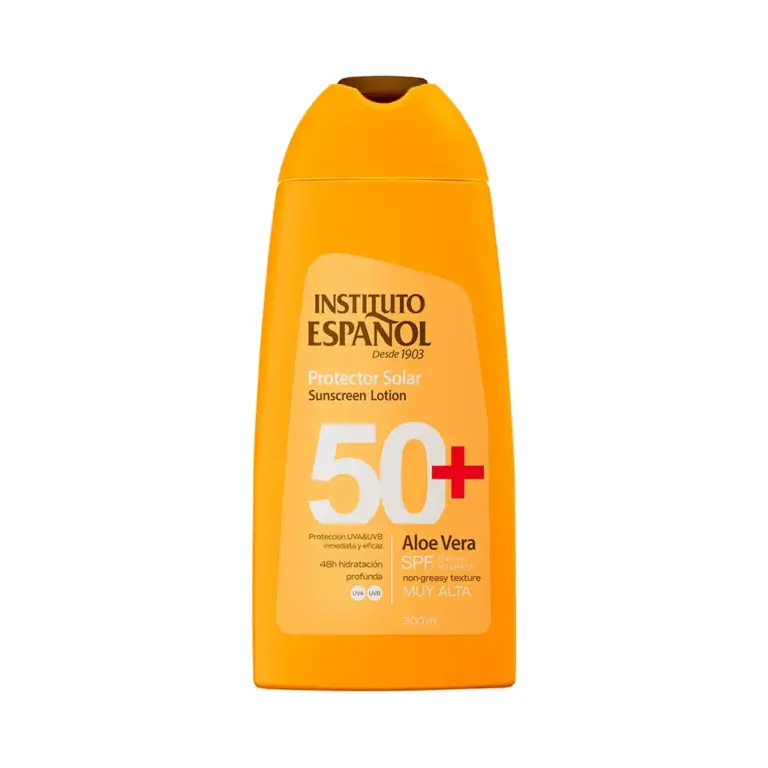 Anúncio: Protector Solar Instituto Español Aloe Vera SPF50+ 300ml