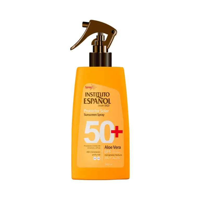 Anúncio: Protector Solar Instituto Español Aloe Vera SPF50+ Spray - 300ml