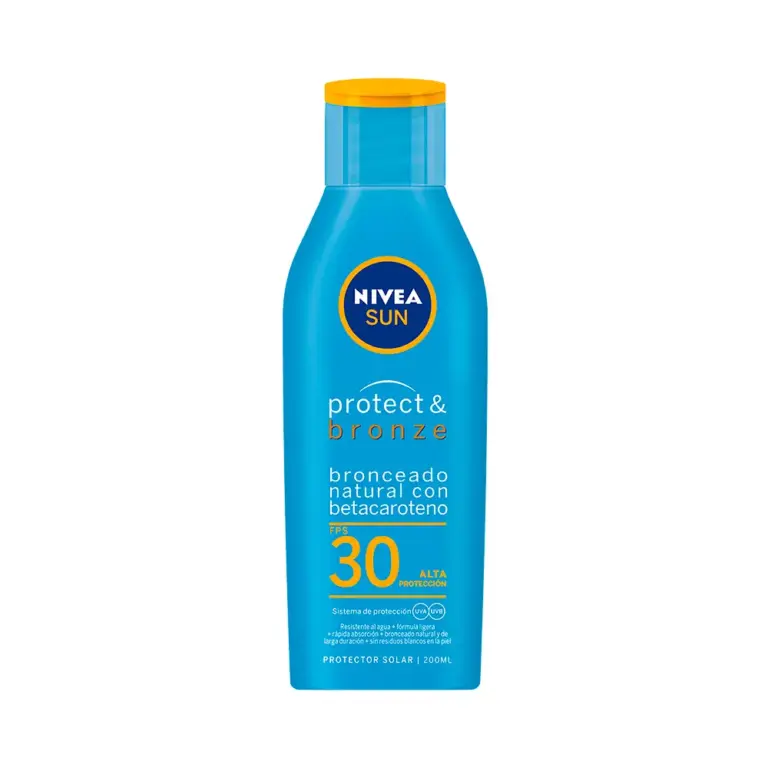 Anúncio: Protector Solar Nivea Sun Protect & Bronze FPS 30 200ml