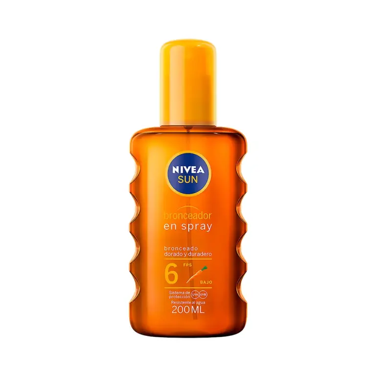 Anúncio: Bronceador en Spray Nivea Sun FPS 6 200ml