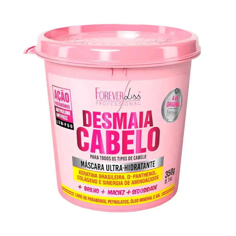 Anúncio: Mascara Capilar Forever Liss Desmaia Cabelo Ultra Hidratante 350gr